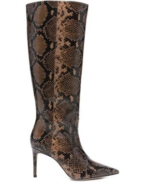 Stuart Weitzman Botas con tacón de 80 mm - Marrón