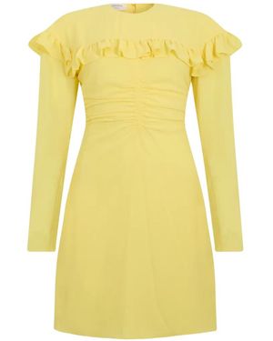 Philosophy Di Lorenzo Serafini Ruffled Long-Sleeve Dress - Yellow