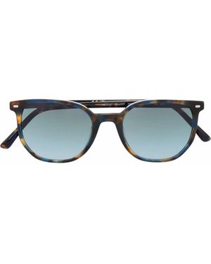 Ray-Ban ラウンドフレーム サングラス - ブルー