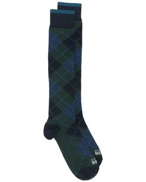 In The Box Argyle Socks - Blue