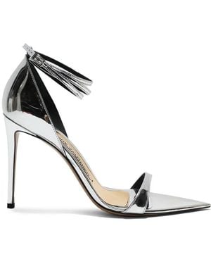 Alexandre Vauthier Metallic-Leather Sandals
