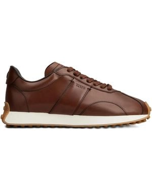 Tod's レースアップ レザースニーカー - ブラウン