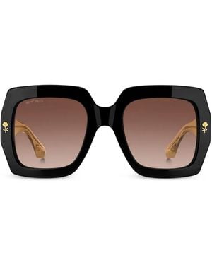 Etro Mania Oversized Square Sunglasses - Black