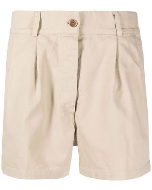 Aspesi High-Waist Wide-Leg Shorts - Multicolour
