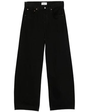 Agolde Classic Five Pockets Wide-Leg Jeans - Black