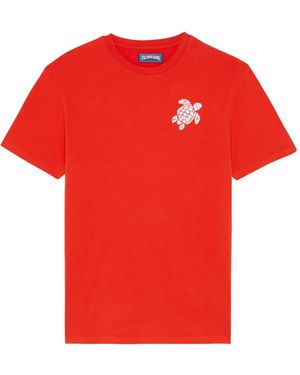 Vilebrequin Logo-Print T-Shirt - Red