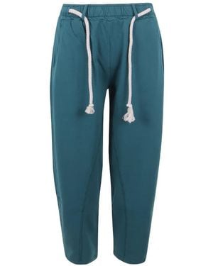 NOUMENO CONCEPT Drawstring-Waist Track Pants - Blue