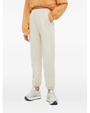 Champion Logo-Embroidered Track Trousers - White