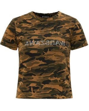 MISBHV Camiseta con motivo militar - Verde
