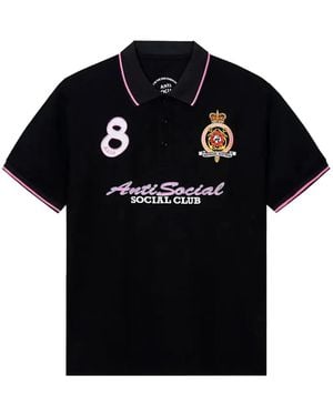 ANTI SOCIAL SOCIAL CLUB Polo Monegasque - Noir