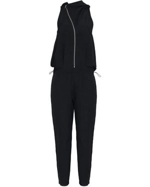 Uma | Raquel Blay Jumpsuit mit Kapuze - Schwarz