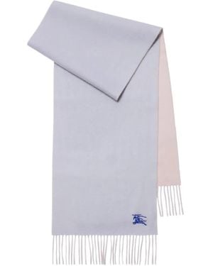 Burberry リバーシブル カシミアスカーフ - グレー