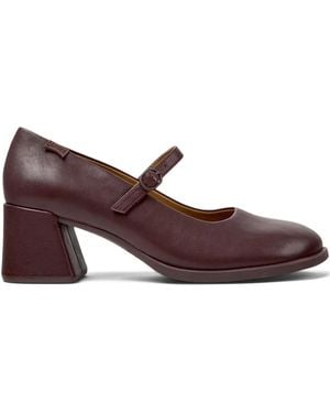 Camper Mocasines con tacón grueso - Marrón