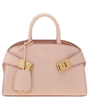 Ferragamo Small Hug Tote Bag - Pink
