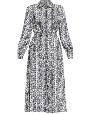 Max Mara Silk Dress 'Faraone' - Gray