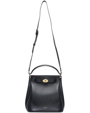 Mulberry Islington Grained-Leather Cross Body Bag - Black