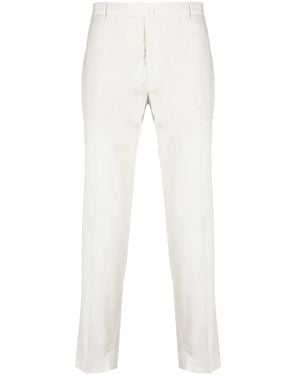 Dell'Oglio Slim-Cut Chino Trousers - White