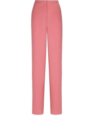 Max Mara Medusa Wide Leg Trousers - Pink