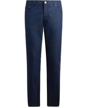 Etro Five-Pocket Denim Jeans - Blue