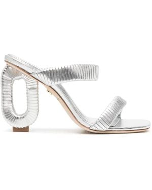 Dee Ocleppo Jamaica 90mm レザーサンダル - ホワイト