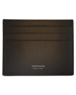 Ferragamo Micro Gancini Cardholder - Black