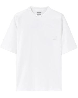 WOOYOUNGMI T-Shirt mit abstraktem Print - Weiß