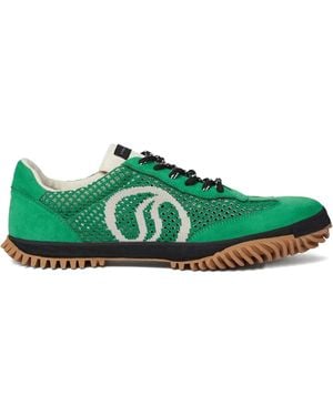 Stella McCartney Logo-detail Sneakers - グリーン
