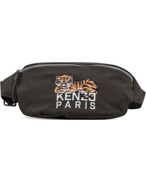 KENZO Embroidered Belt Bag - Black