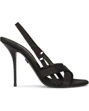 Dolce & Gabbana Sandali 105Mm - Nero