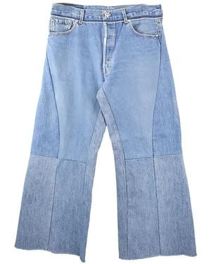 READYMADE Patchwork Faded Jeans - Blue