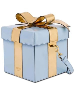 Moschino Sac Porté Épaule À Détail De Nœud - Blue