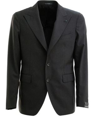 Tagliatore Button Single-breasted Jacket - Black