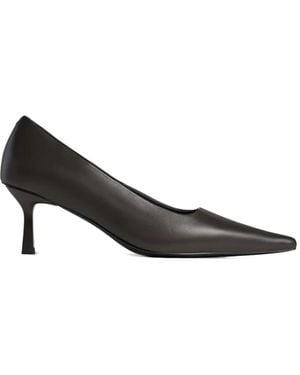 12 STOREEZ Pointed-Toe Pumps - Black