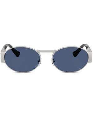 Versace Occhiali Da Sole Tondi - Blu
