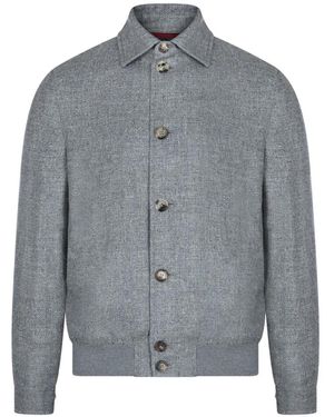 Brunello Cucinelli Buttoned Jacket - Grey
