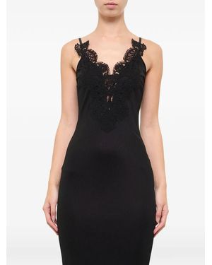 Givenchy Lace Trim Camisole Dress - Black