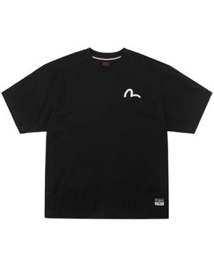 Evisu T-Shirt Mit Logo-Print - Schwarz