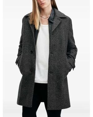AllSaints Melierter Mantel - Grau