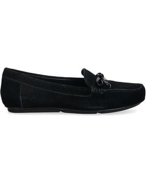 MICHAEL Michael Kors Juliette Bow-Detail Loafers - Black