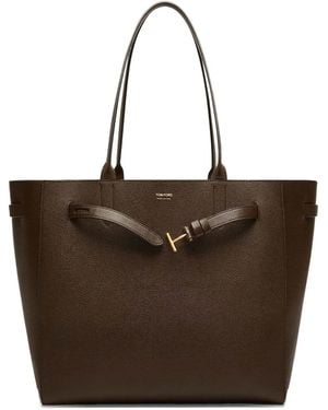Tom Ford Mittelgroße Audrey Tote Bag - Braun