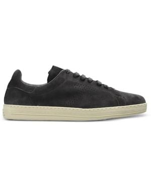 Tom Ford Suede Sports Shoes - Black