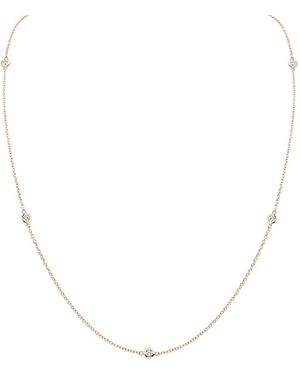 Pragnell 18Kt Rose Sundance Diamond Necklace - White