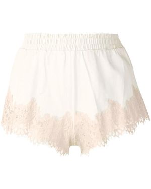 Fenty Lace Trim Sleepwear Shorts - Natural