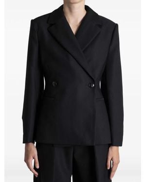 IVY & OAK Blazer Iojolene Con Doble Botonadura - Negro