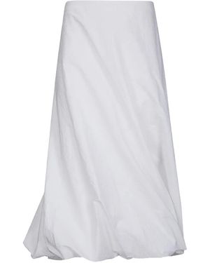 Rohe Twisted Crushed Skirt - White