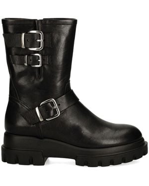 Agl Attilio Giusti Leombruni Leather Boots - Black