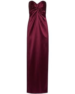 retroféte Olivine Maxikleid - Lila