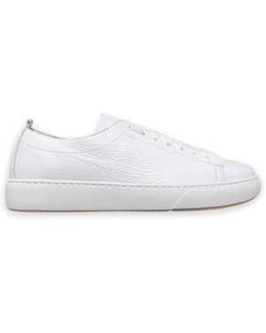 Calce Low-Top Leather Sneakers - White