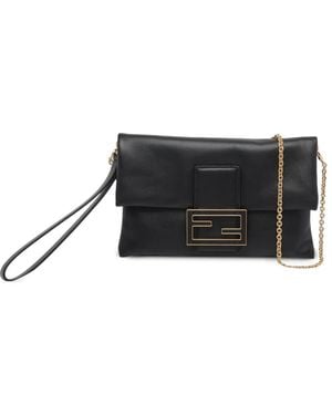 Fendi Clutch Mamma Baguette - Nero
