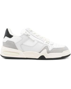Giuseppe Zanotti Zip-detail leather sneakers - Weiß